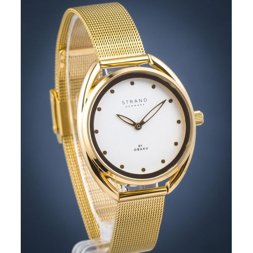 Geschenk zur Erstkommunion, Damenuhr, japanisches Strang-Uhrwerk von Obaku Mesh