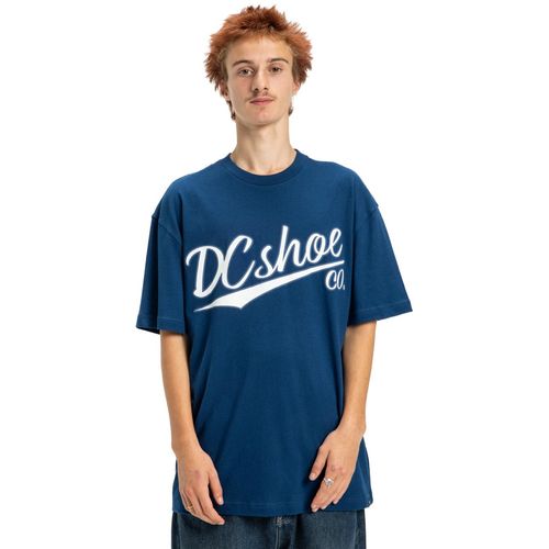 T-Shirt DC SHOES "Substitute", Herren, Gr. XS, blau (estate blau), Obermaterial: 75% Baumwolle, 25% Baumwolle., Shirts T-Shirt