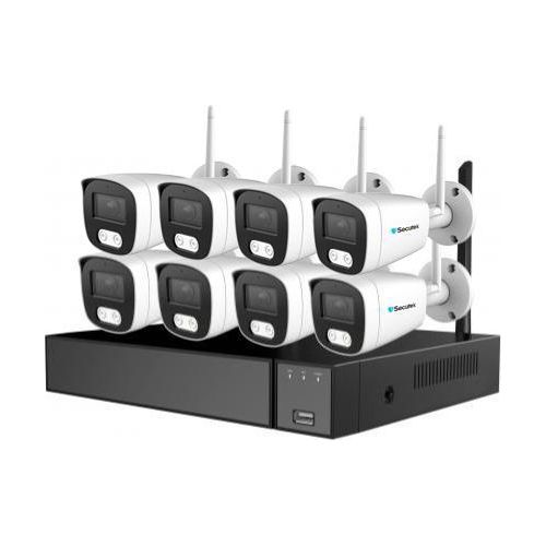 WiFi-Kamerasystem Secutek SLG-LW2MC84B1 - 8 x 2MP Kamera, NVR