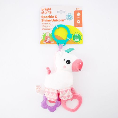 Mehrfarbiges glitzerndes und glänzendes Einhorn-Spielzeug