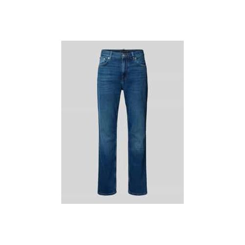 Straight Fit Jeans aus Baumwoll-Mix