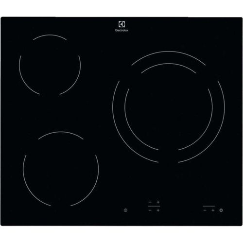 Electrolux Ehf6231iok Glaskeramikkochfeld 3 Brennern Schwarz Schwarz One Size