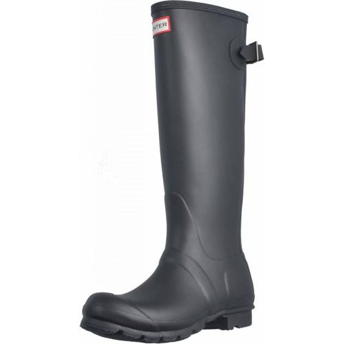 Hunter Orig al Frauen Stiefel mit Verstellbarem Schaft Schwarz – 7 UK / Schwarz