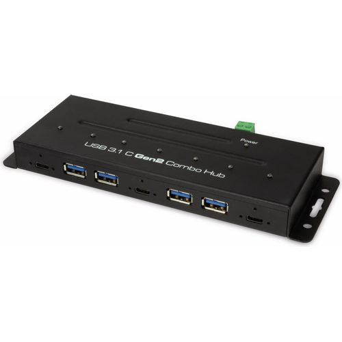 LogiLink USB 3.1 HUB 7-port Combo Gen 2, Metall