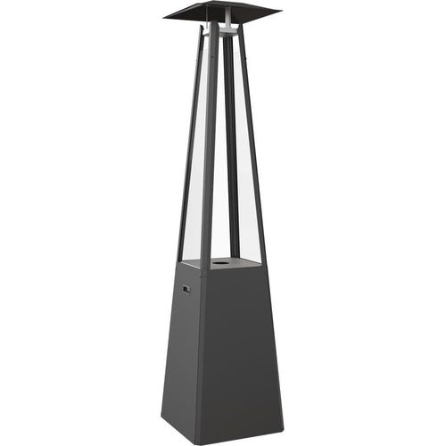 Gasheizstrahler Umbrella Stahl schwarz 12kW Set