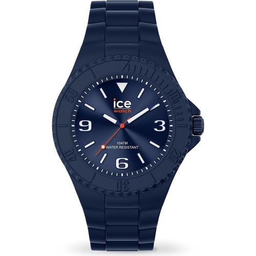 Ice-Watch 019875 ICE generation dark blue L Uhr Herrenuhr Silikon blau