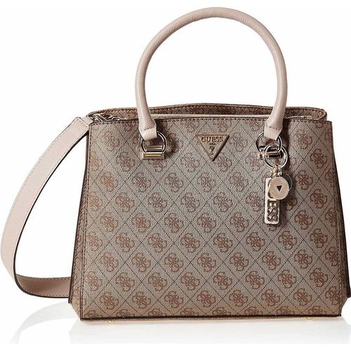 GUESS Noelle Handtasche mit Riemen Latte Logo_delete