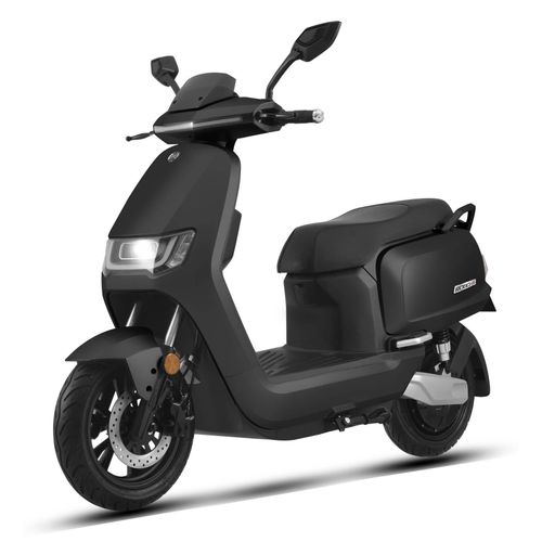 Elektroroller ROBO, 3000 Watt, Elektro-Roller, E-Roller mit Straßenzulassung, 45 km/h, herausnehmbarer Lithium-Akku, Schwarz