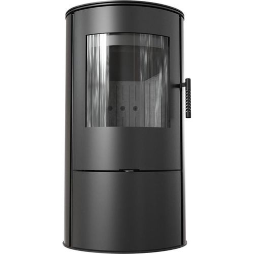 Kaminofen aus stahl KRATKI ROLLO Ø 150 7 kW schwarz Verkleidung