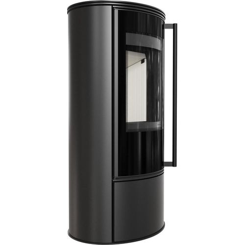 Kaminofen aus Stahl KRATKI ERIK Ø 150 5,5 kW mit Türfeder