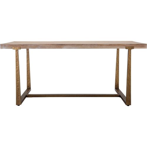 Esstisch Tavolo 180 x 90 x 78 cm MDF Metall Braun