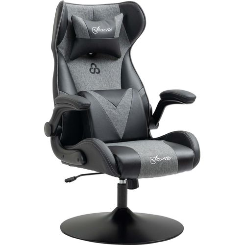 Rootz Ergonomic Gaming Chair - eSport Chair - Workstation Seating - Höhenverstellbar, Nacken- und Lendenkissen - 69cm x 73cm x 112-118cm