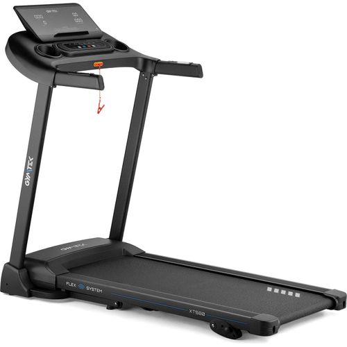 Gymtek® Laufband für Zuhause, Walking Pad, Treadmill - bis 130 kg, 14 km/h - Klappbar, 15 Trainingsprogramme, LCD-Display - Fitness, Home Gym