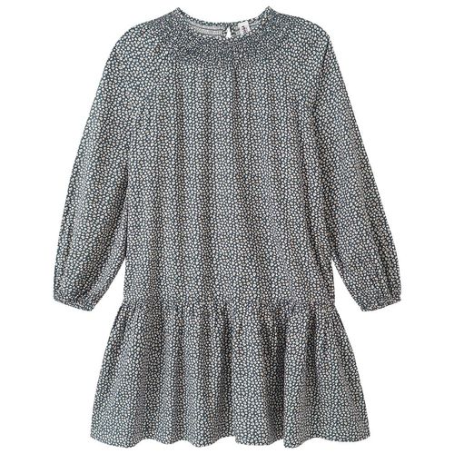 Mädchen Kleid in Leo-Optik