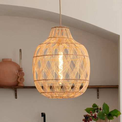 GOOD & MOJO Hängeleuchte Mendoza, natur, Ø 40 cm, Bambus E27