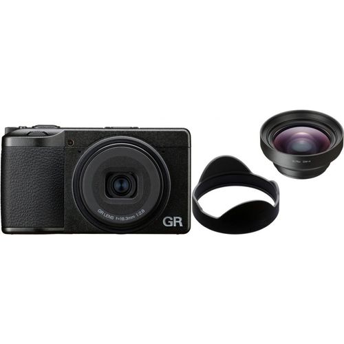 Ricoh GR IV + Ricoh GR Weitwinkelkonverter GW-4