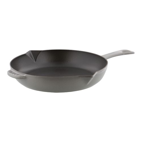 Staub Pans Bratpfanne 26 cm, rund, Graphit-Grau, Gusseisen Image