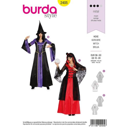 burda Schnitt 2405 "Mystische Hexen"