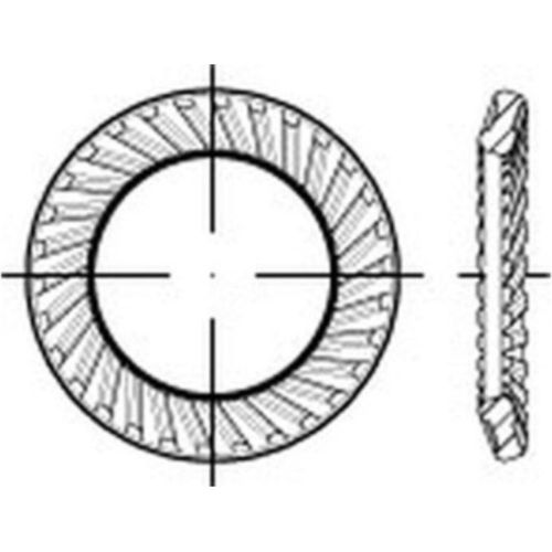 Schnorr Scheiben 1.4301 S 16 A 2 S 250 Stk