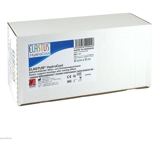 Elastus Hydrocool Binde 6 cmx5 m 10 St