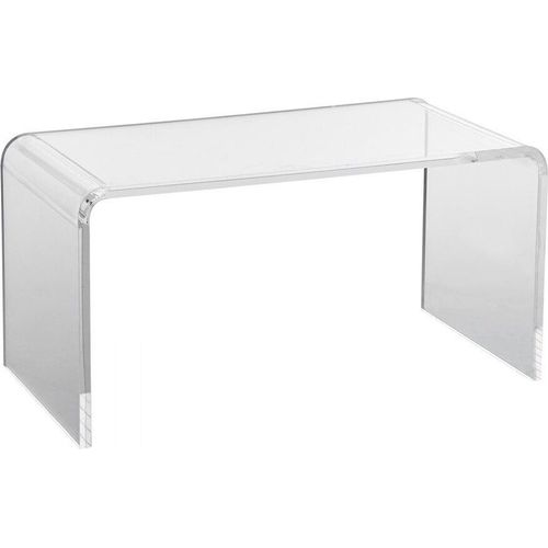 Beistelltisch - Transparenter Acryltisch 813 x 401 x 414 mm - Ideal für Wohnzimmer, Schlafzimmer, Arbeitszimmer - Couchtisch für Getränke, Essen, Snacks