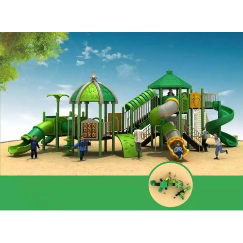 Spielplatz Dschungel Typ Kinder Kinderhaus Spielturm mit Rutsche Neu