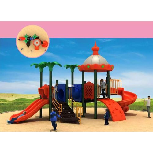 Unterhaltung für Kinder Spielturm mit Rutsche Kletterturm Spielplatz