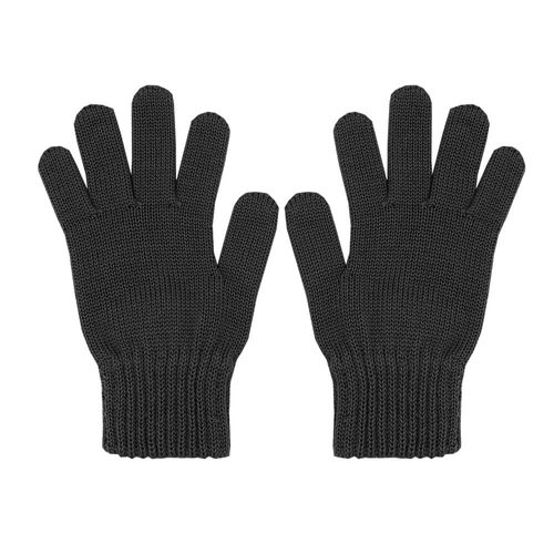 Strickhandschuhe MAXIMO, Baby, Gr. 8, schwarz, Strick, Wolle, unifarben, Handschuhe, Fingerhandschuhe, Wolle, wärmend, atmungsaktiv