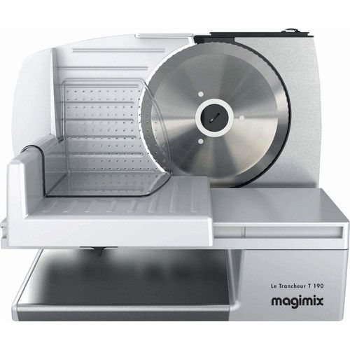 Magimix Magimix - T190 Aufschnittmaschine - Silber - 19 cm Klinge - Gezahnt
