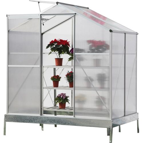Kondela Gartengewächshaus Kacen Typ 1 130,8x190x219 cm - Milch