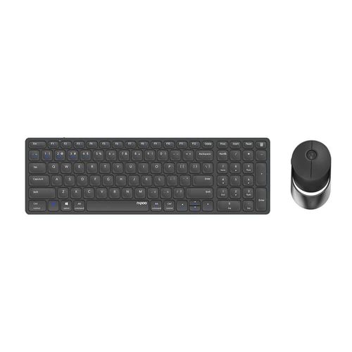 RAPOO Tastatur-/Mäuse-Set 9750M Wireless Multi-Mode Dunkelgrau