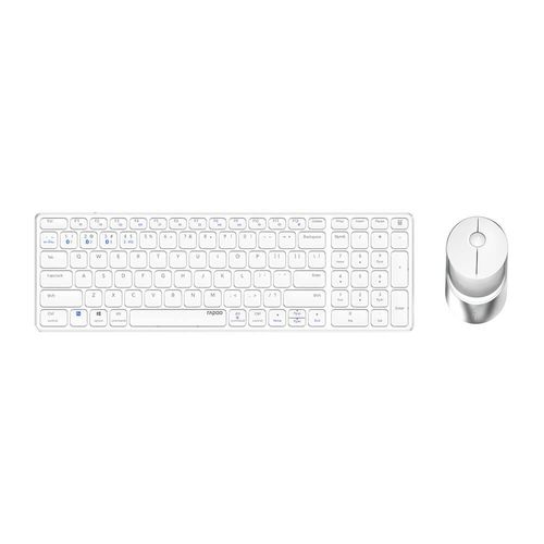 RAPOO Tastatur-/Mäuse-Set 9750M Wireless Multi-Mode Weiß