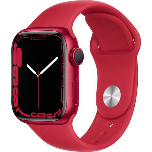 Apple Watch Series 7 41mm GPS Sportarmband rot Aluminiumgehäuse rot