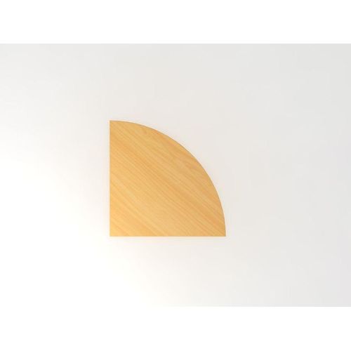 Verkettungswinkel mit Konsole 80 x 80 cm Buche