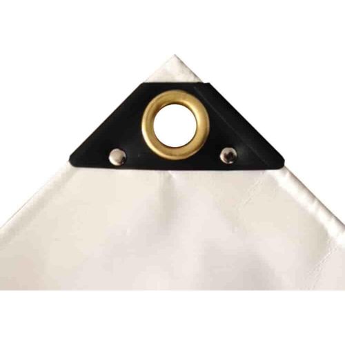 weiss 650 g/m² PVC 6 x 12m (72m²) Plane