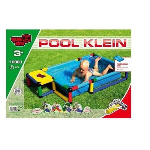 Quadro Pool S Poolset mit wasserdichter Plane für Quadro-Klettergerüste, indoor und outdoor, Planschbecken oder Bällebad – Classic