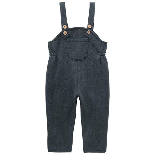 Baby Wollwalk-Latzhose mit Umschlagbündchen