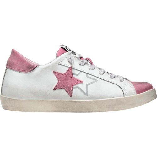 Schuhe 2Star 2Sd3831 Low Weiß/Rosa Leder