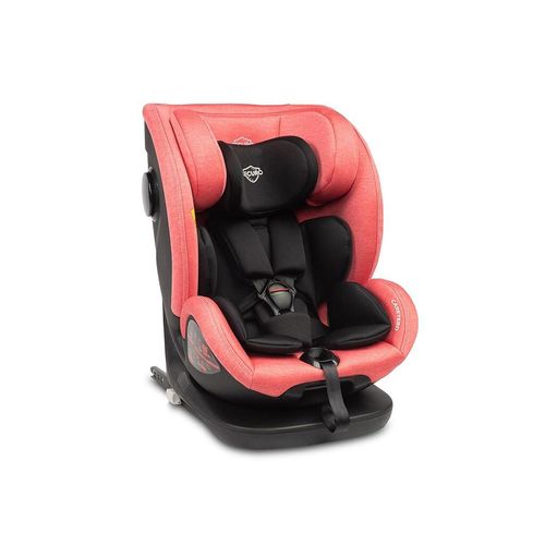 CARETERO Autositz Kinder Autokindersitz Securo, ISOFIX, 40-150cm, Schmutziges Rosa