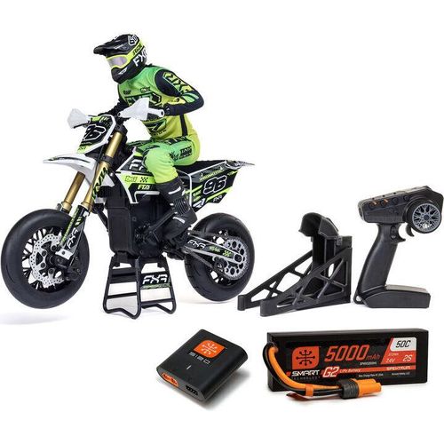 Losi 1:4 Promoto-SM FXR Supermoto RC-Motorrad RTR - Brushless, 65 km/h, Mit Akku, Ladegerät