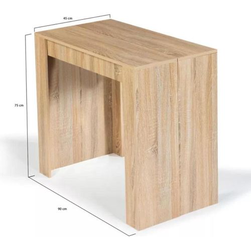 BELLI Konsolentisch ausziehbar aus Holz - 1,40 m