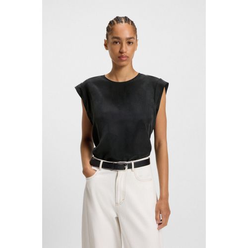 BOSS ORANGE Shirtbluse »Irnette Premium Damenmode«, mit Ärmelaufschlag