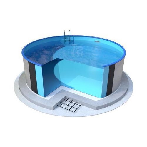 Mountfield Ibiza Rundpool 4,00 × 1,50 m grau