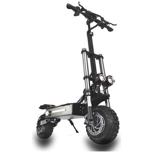 Elektro Roller Erwachsene E Scooter Offroad Elektroroller Klappbar 11Zoll All Terrain Vakuumreifen Schneller Doppelmotor 60V 40Ah Lithiumbatterie 100