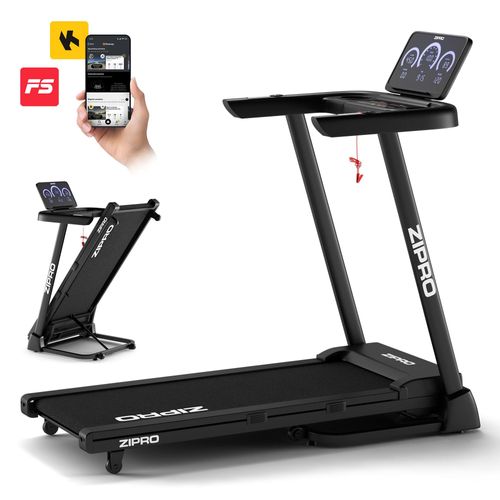 Zipro Luma Elektrisches Laufband mit Steuerung - Fitnessgerät für Heimfitness Zusammenklappbar Fitnessgerät
