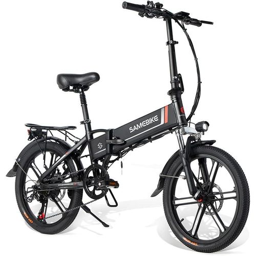 SAMEBIKE 20 Zoll E-Bike Klapprad | 48V 10,4Ah Akku | 7-Gang | 250W Motor | bis 80 km Reichweite | Stadt & Offroad