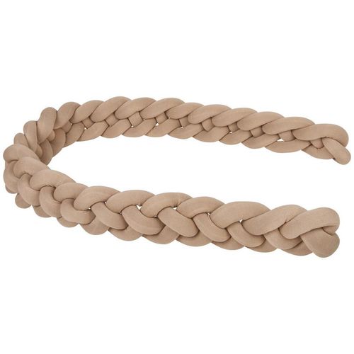 Patinio Nestchenschlange , Taupe , Textil , Uni , Füllung: Polyester , 15x220 cm , Oeko-Tex® Standard 100 , schadstoffgeprüft , Schlafen,