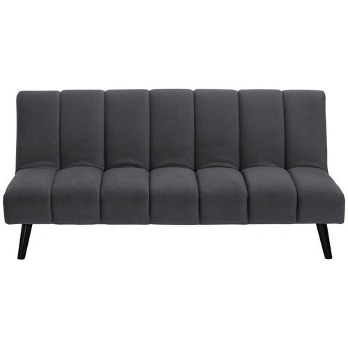 P & B Jugend- , Dunkelgrau , Textil , Eiche, Pappel , Sperrholz , 3-Sitzer , 180x81x93 cm , Liegefunktion , Kinder- & Jugendzimmer, Kindermöbel,