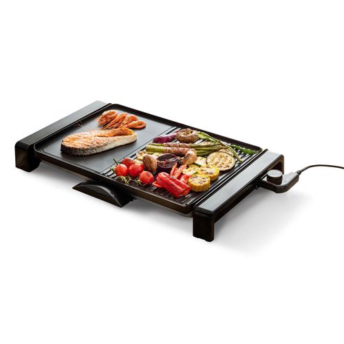 Elektrischer Tischgrill XXL 47x32cm 2000W EG210 Schwarz