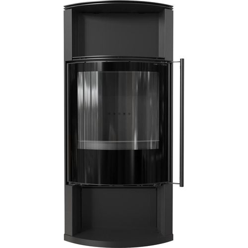 Kaminofen aus Stahl KRATKI TOFA Ø 150 8 kW schwarz Verkleidung